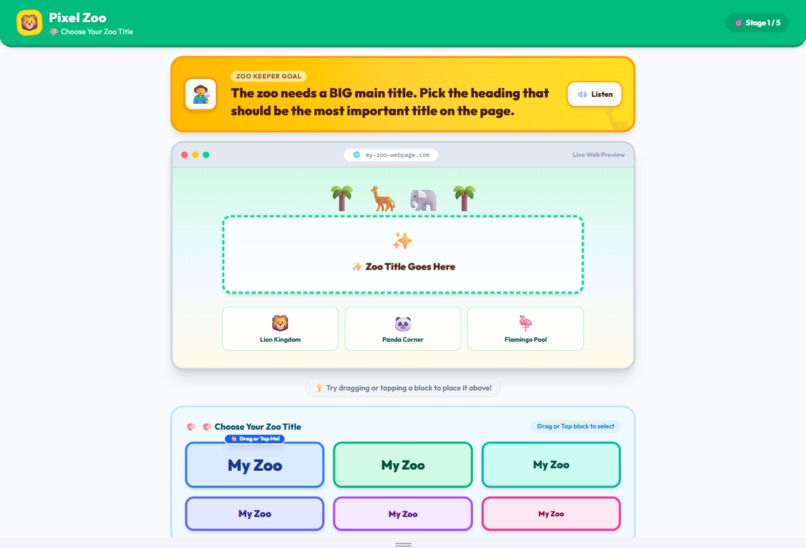 CodePlay: Adaptive Coding Discovery for Kids – screenshot 1