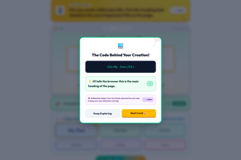 CodePlay: Adaptive Coding Discovery for Kids – screenshot 3