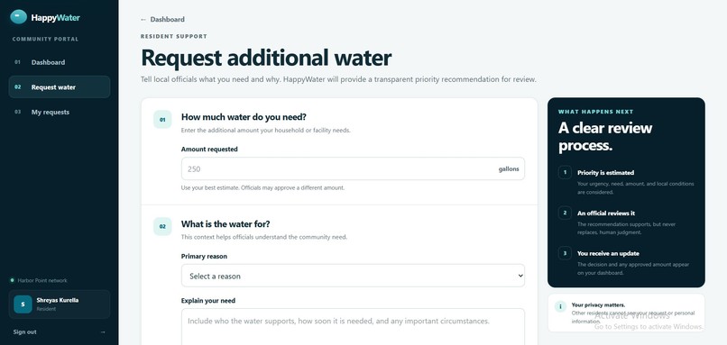 HappyWater – screenshot 1