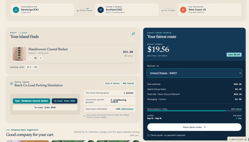 Coconut - Island Commerce and Logistics Platform – screenshot 4
