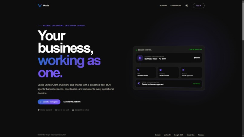 Vextis-ERP – screenshot 2