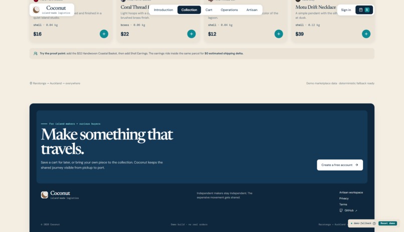 Coconut - Island Commerce and Logistics Platform – screenshot 6