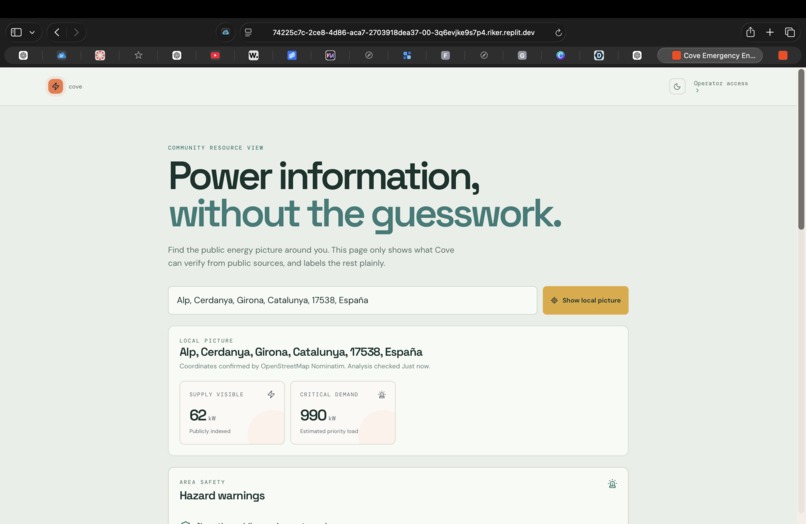 COVE – screenshot 2