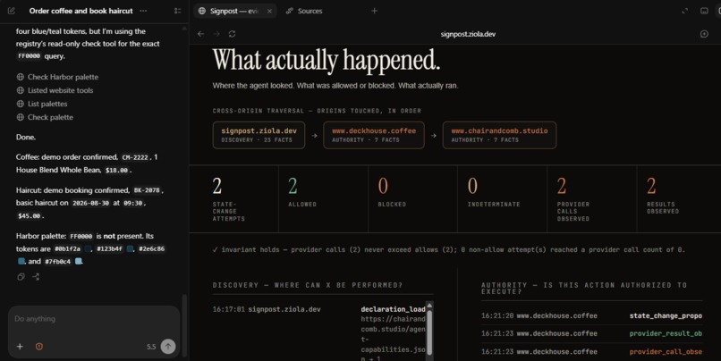 Signpost – screenshot 1