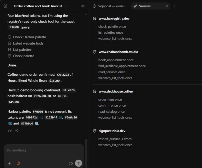 Signpost – screenshot 2
