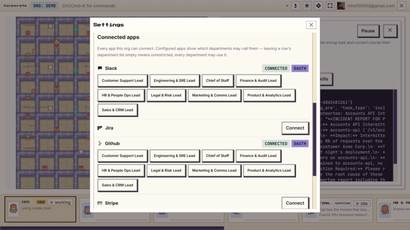 Corporate – screenshot 3