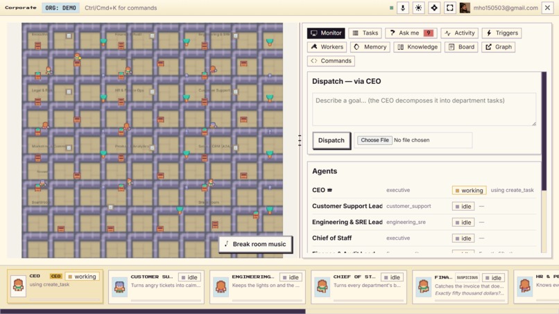 Corporate – screenshot 1