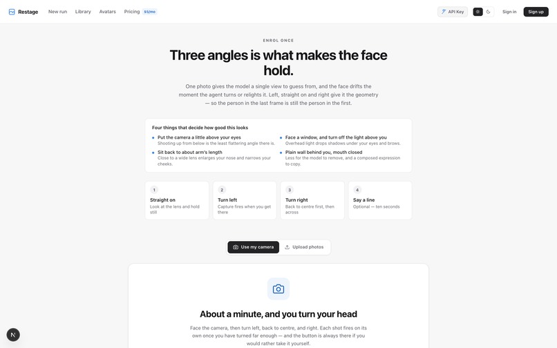 Restage – screenshot 2