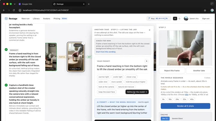 Restage – screenshot 4