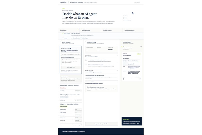 AI Delegation Boundary – screenshot 2