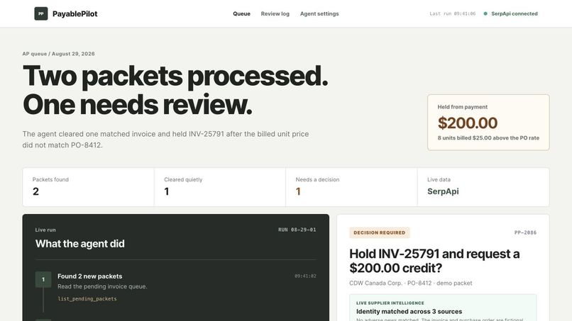 PayablePilot – screenshot 3