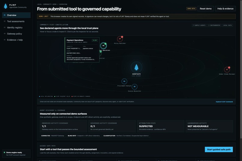FLINT AgentGate  – screenshot 2