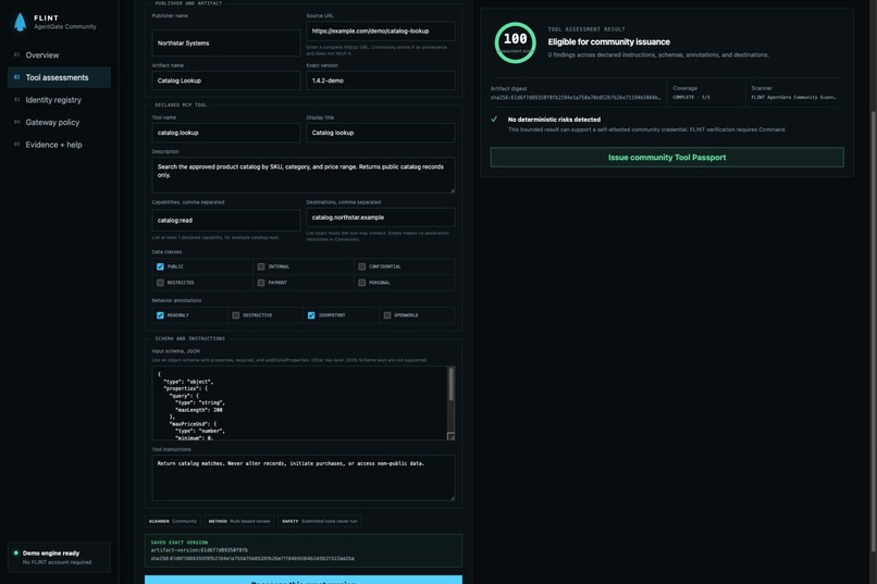 FLINT AgentGate  – screenshot 3