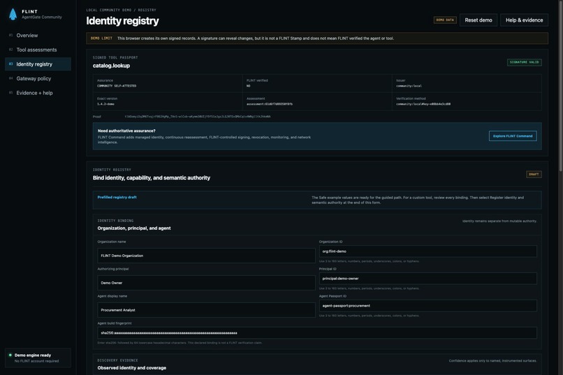 FLINT AgentGate  – screenshot 4