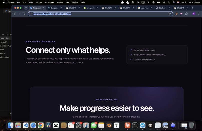 ProgressOS – screenshot 3