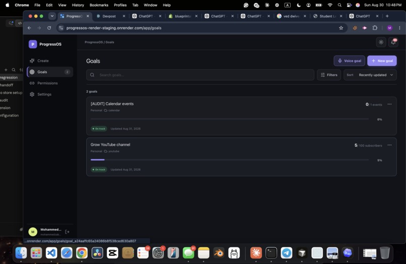 ProgressOS – screenshot 5