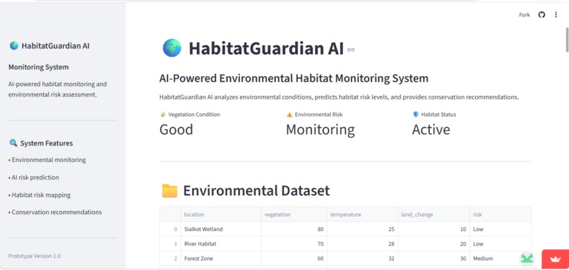 HabitatGuardian AI – screenshot 1