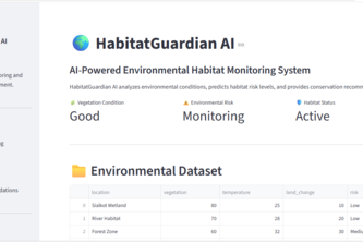HabitatGuardian AI