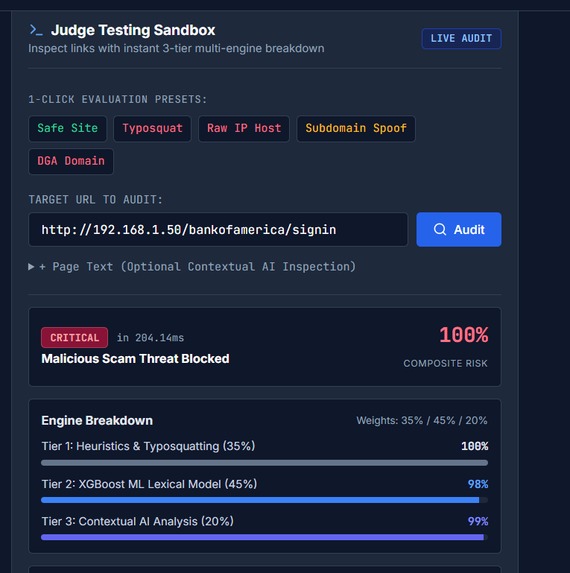 Phishshield – screenshot 2