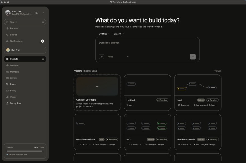 Chuchube Workflows – screenshot 4