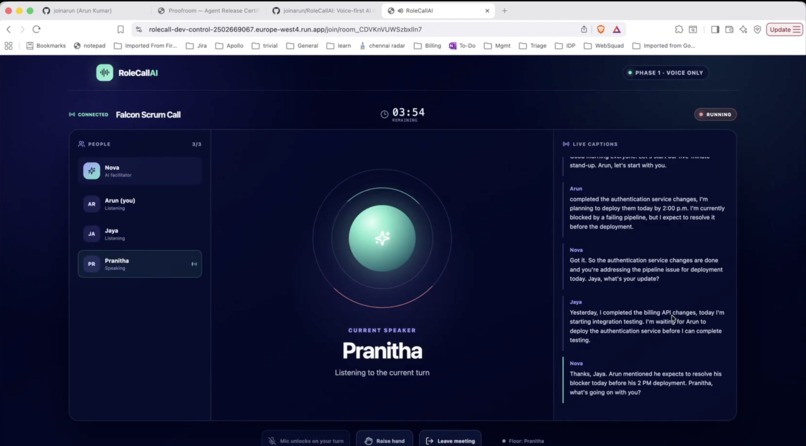 RoleCall Voice AI – screenshot 4