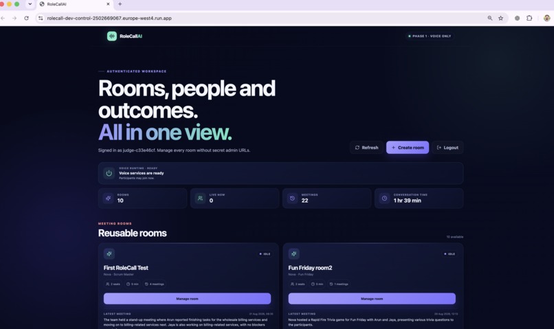 RoleCall Voice AI – screenshot 5