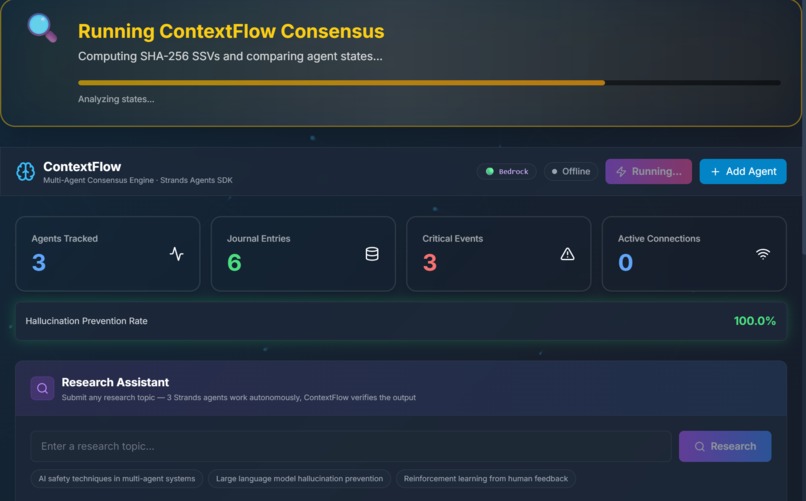 ContextFlow: Multi-Agent Consensus Engine – screenshot 1