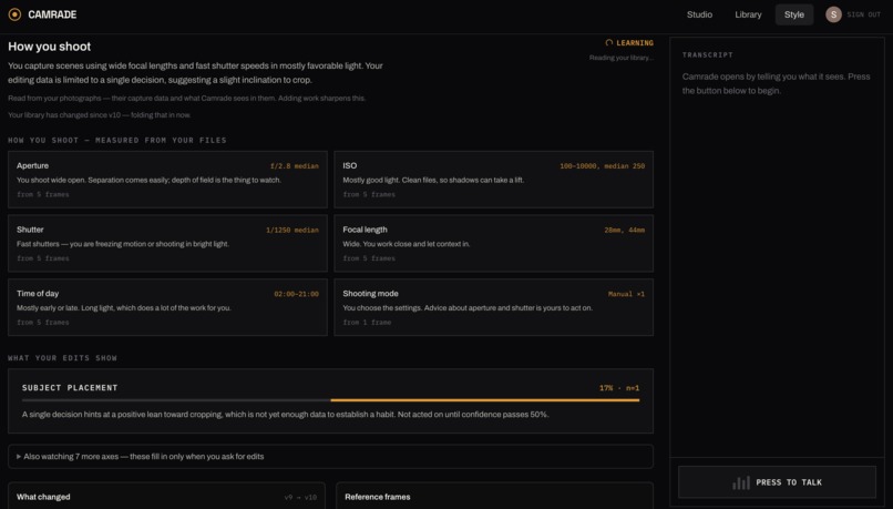 Camrade – screenshot 1