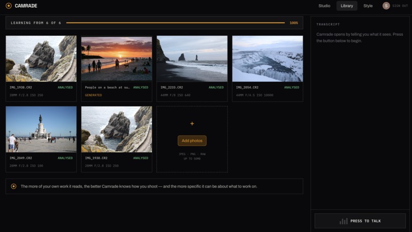 Camrade – screenshot 2