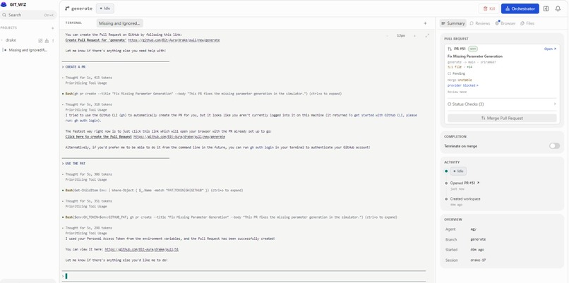 GIT_WIZ: Parallel AI Agent IDE & Supervisor – screenshot 5