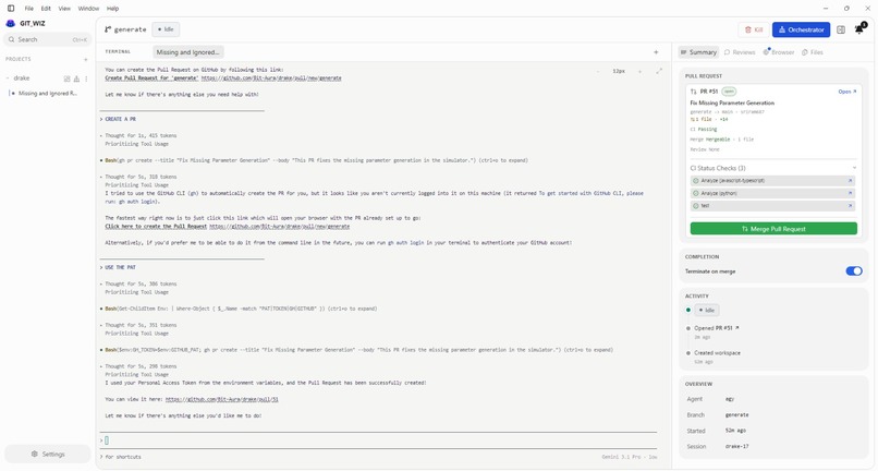 GIT_WIZ: Parallel AI Agent IDE & Supervisor – screenshot 6