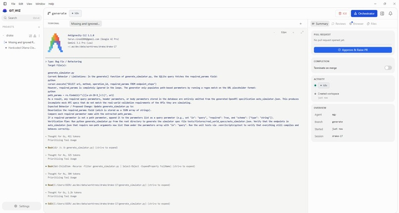 GIT_WIZ: Parallel AI Agent IDE & Supervisor – screenshot 7