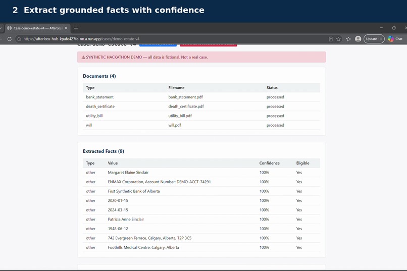 AfterLoss: Estate Action Agent – screenshot 5