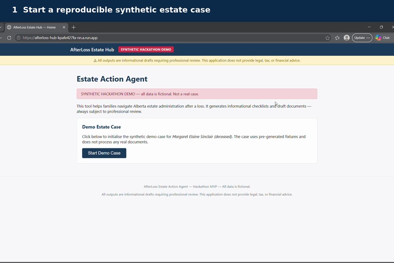 AfterLoss: Estate Action Agent – screenshot 6