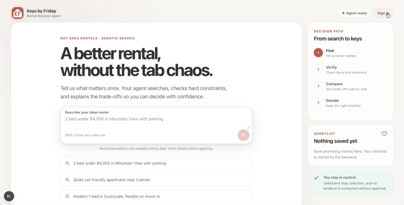 Keys by Friday – screenshot 1