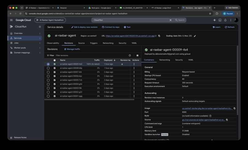 AI RAXBAR Agent – screenshot 14