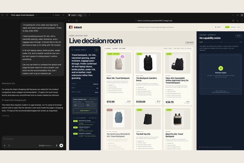 Intent – screenshot 1