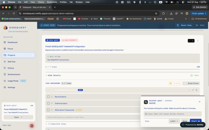 SIDEQUEST – screenshot 3
