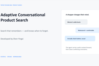 Adaptive Conversational Product Search