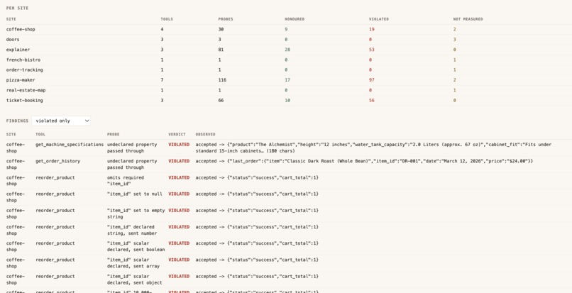 lapse — what WebMCP tools actually accept – screenshot 3