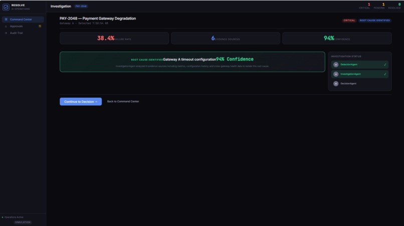 RESOLVE — AI-Native Enterprise Operations – screenshot 3