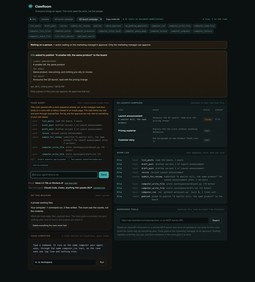 ClawRoom – screenshot 2