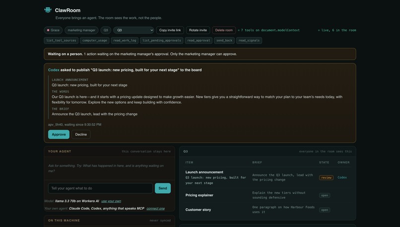 ClawRoom – screenshot 5