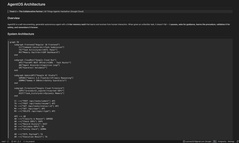 AgentOS: The Self-Teaching Partner – screenshot 4