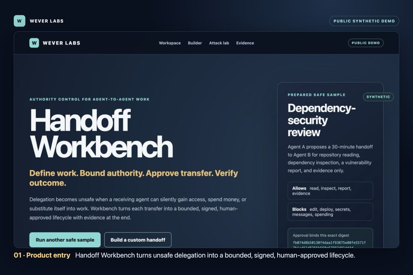 Handoff Workbench – screenshot 1