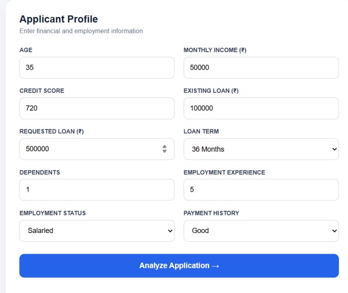 LoanLens AI – screenshot 2