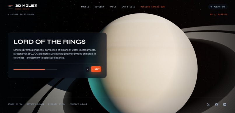 3D MOLIER - Deep Space & Cosmic 3D Model Archive – screenshot 4