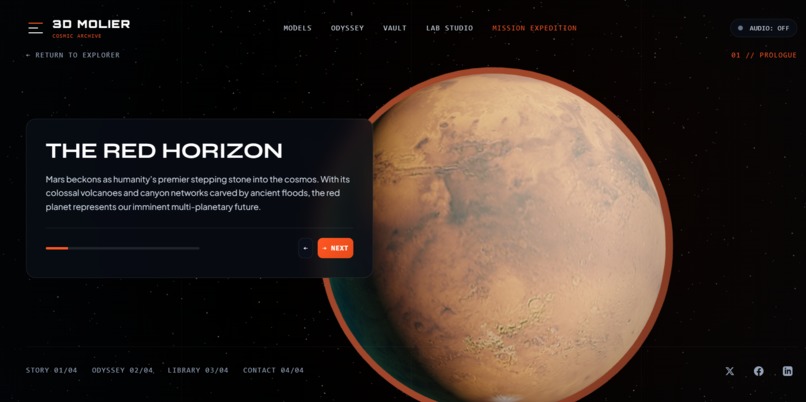 3D MOLIER - Deep Space & Cosmic 3D Model Archive – screenshot 5