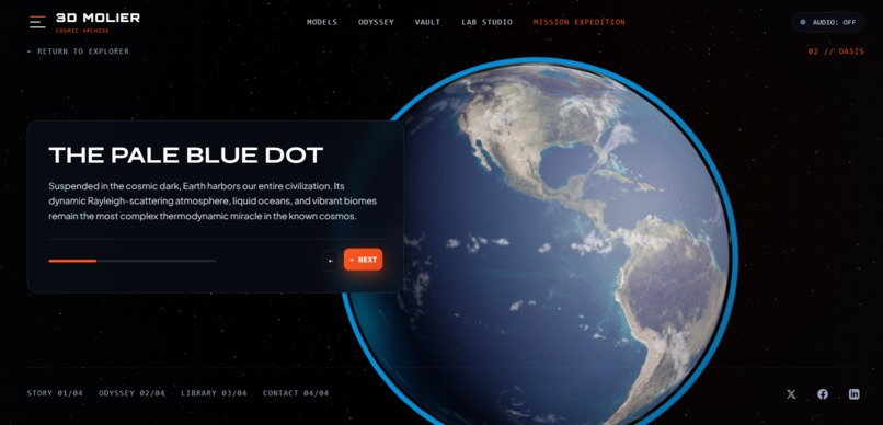3D MOLIER - Deep Space & Cosmic 3D Model Archive – screenshot 6