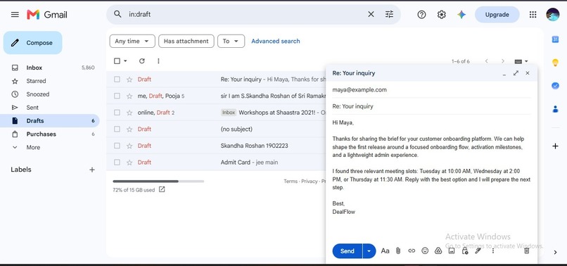 DealFlow — Trust-Scored Autonomous Proposal Agent – screenshot 3